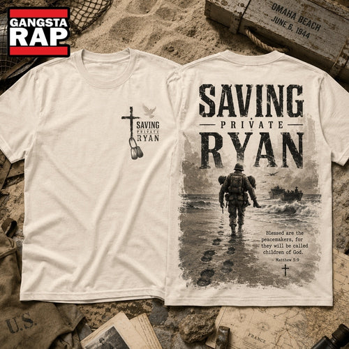 Saving Private Ryan Blessed Peacemaker 3D Shirt Hoodie T-Shirt