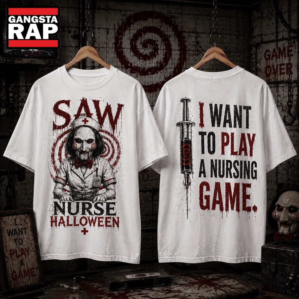 Saw Nurse Play the Shift Halloween 3D Shirt