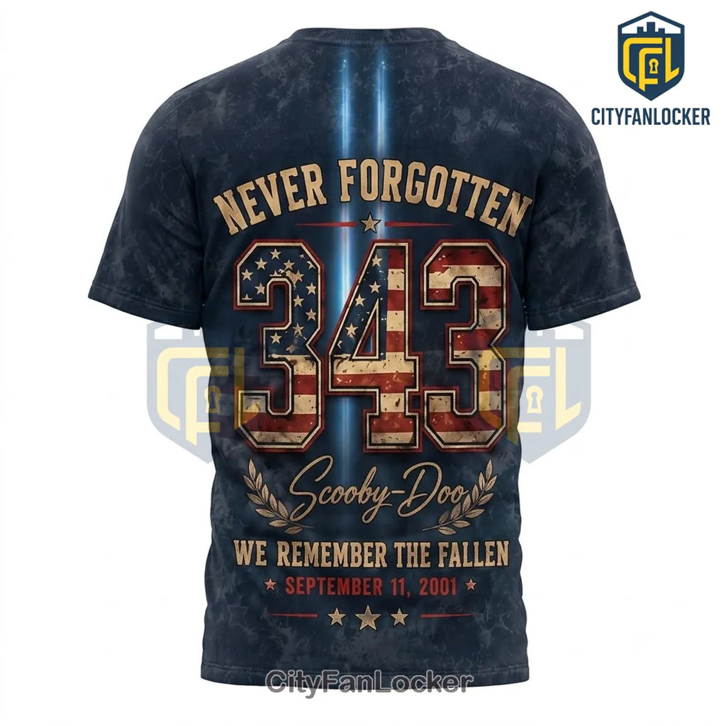 Scooby-Doo 9/11 Remembrance Firefighter T-Shirt
