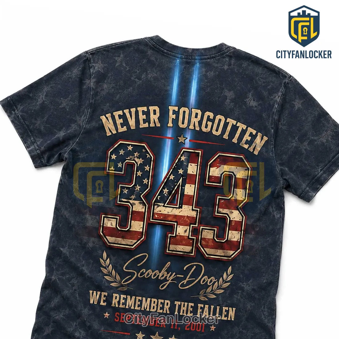 Scooby-Doo 9/11 Remembrance Firefighter T-Shirt