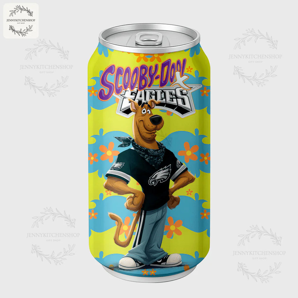 Scooby-Doo x Philadelphia Eagles Custom Coca Tumbler