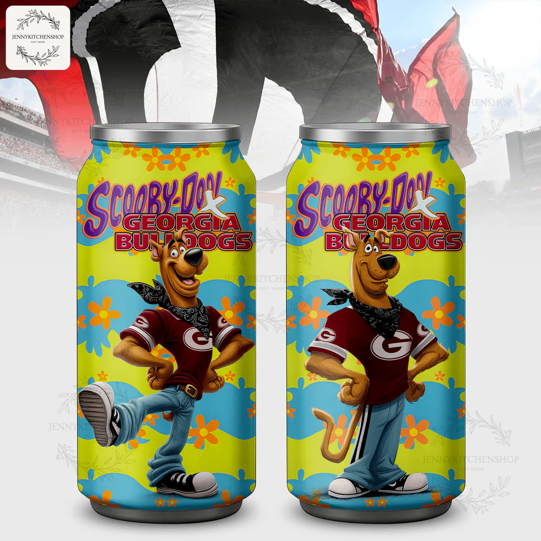 Scooby-Doo x Georgia Bulldogs Coca Tumbler
