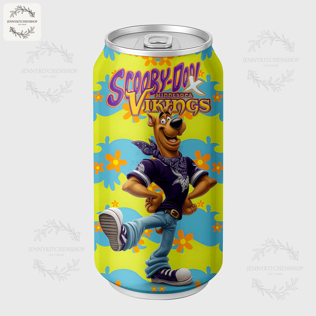 Scooby-Doo x Minnesota Vikings Coca Tumbler