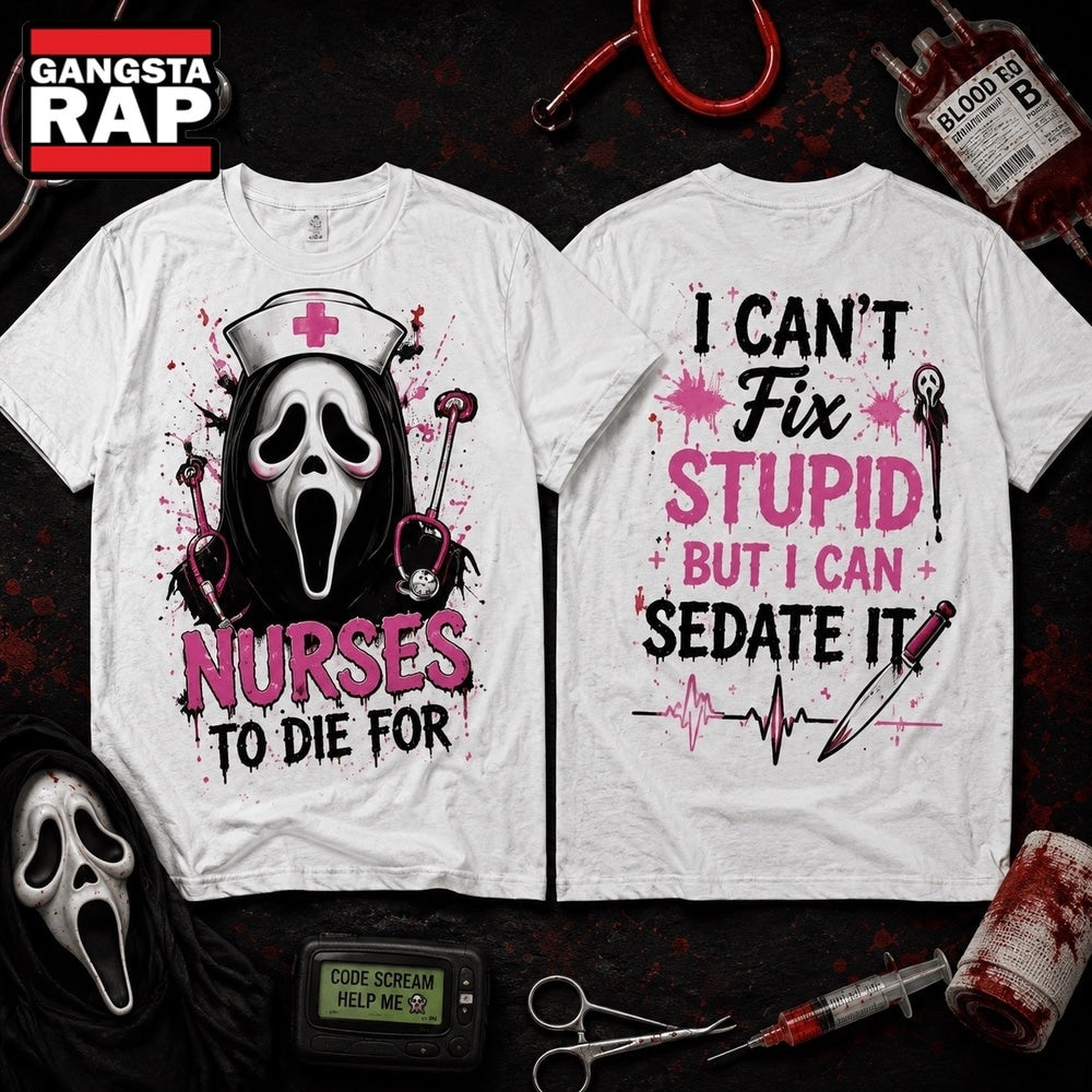 Scrubs & Screams Halloween 3D Shirt
