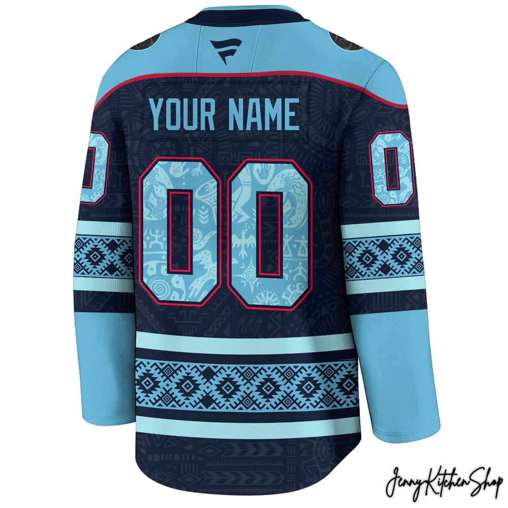 Seattle Kraken 2025 Indigenous People Heritage Hockey Jersey