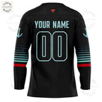 Seattle Kraken Grow In Dark Awakes Custom Black Hockey Jersey