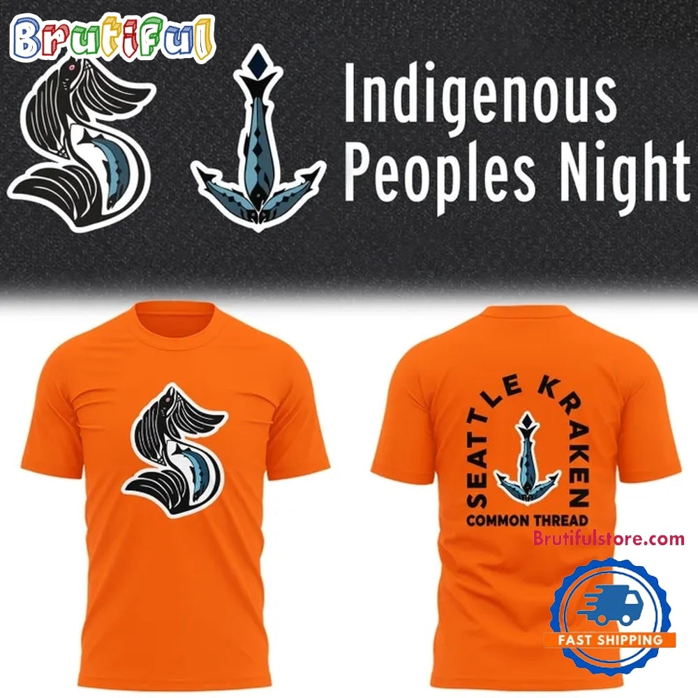 Seattle Kraken Indigenous Peoples Night Limited Edition Hoodie T-Shirt