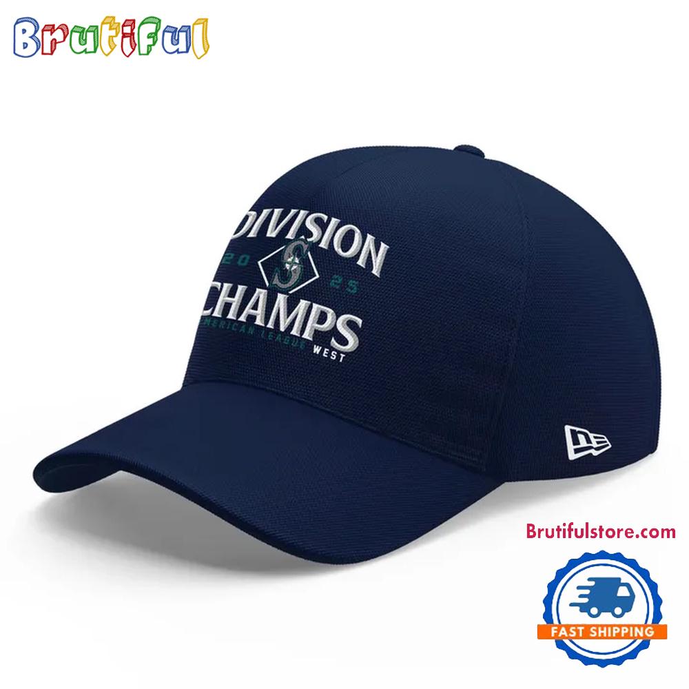 Seattle Mariners 2025 AL West Division Champions Limited Edition Classic Cap