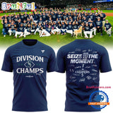 Seattle Mariners 2025 AL West Division Champions Locker Room Signature 3D Shirt