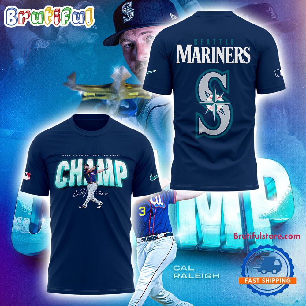Seattle Mariners Cal Raleigh Champ 2025 T Shirt