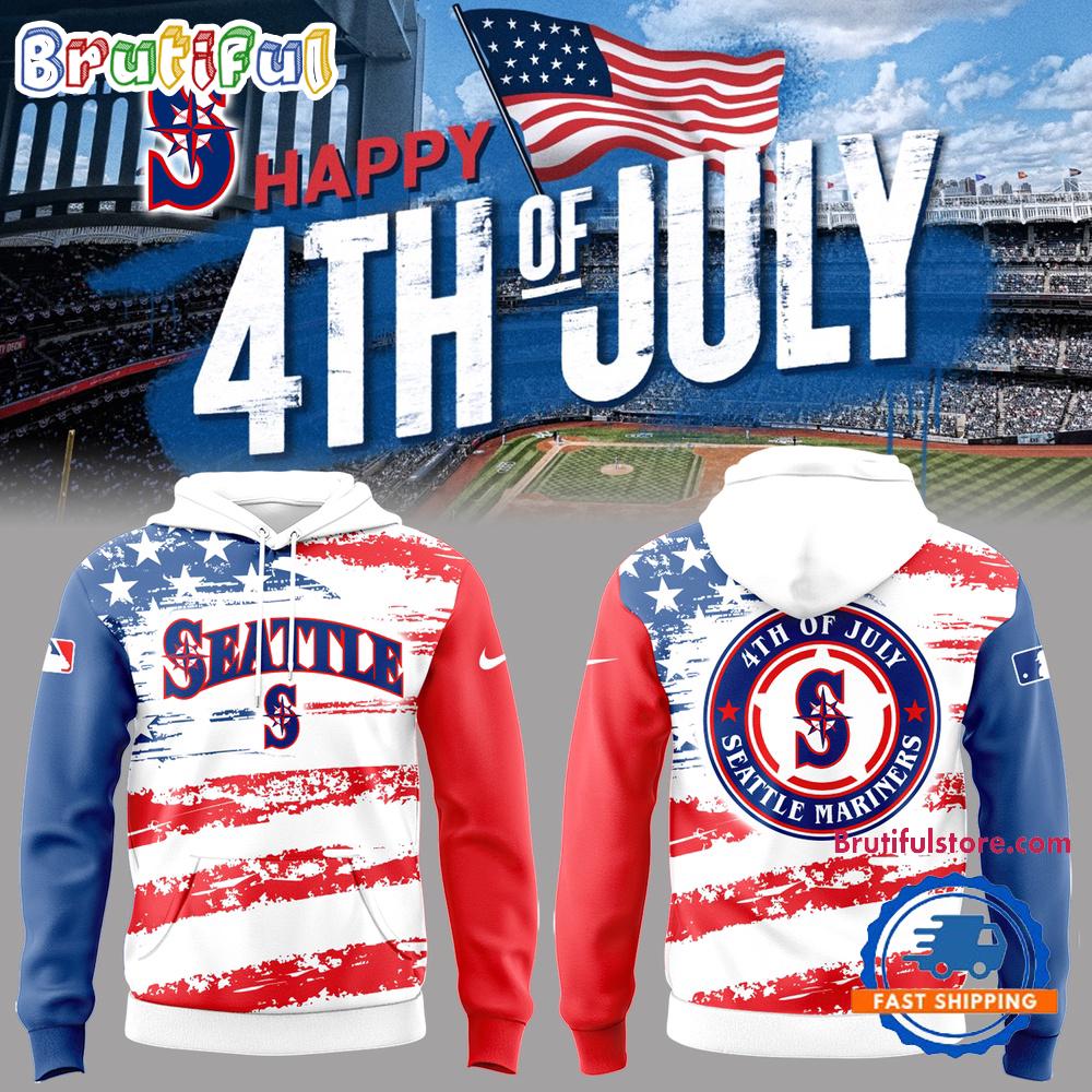 Seattle Mariners Happy 4th of July 2025 Hoodie T-Shirt