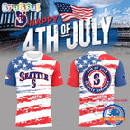 Seattle Mariners Happy 4th of July 2025 Hoodie T-Shirt