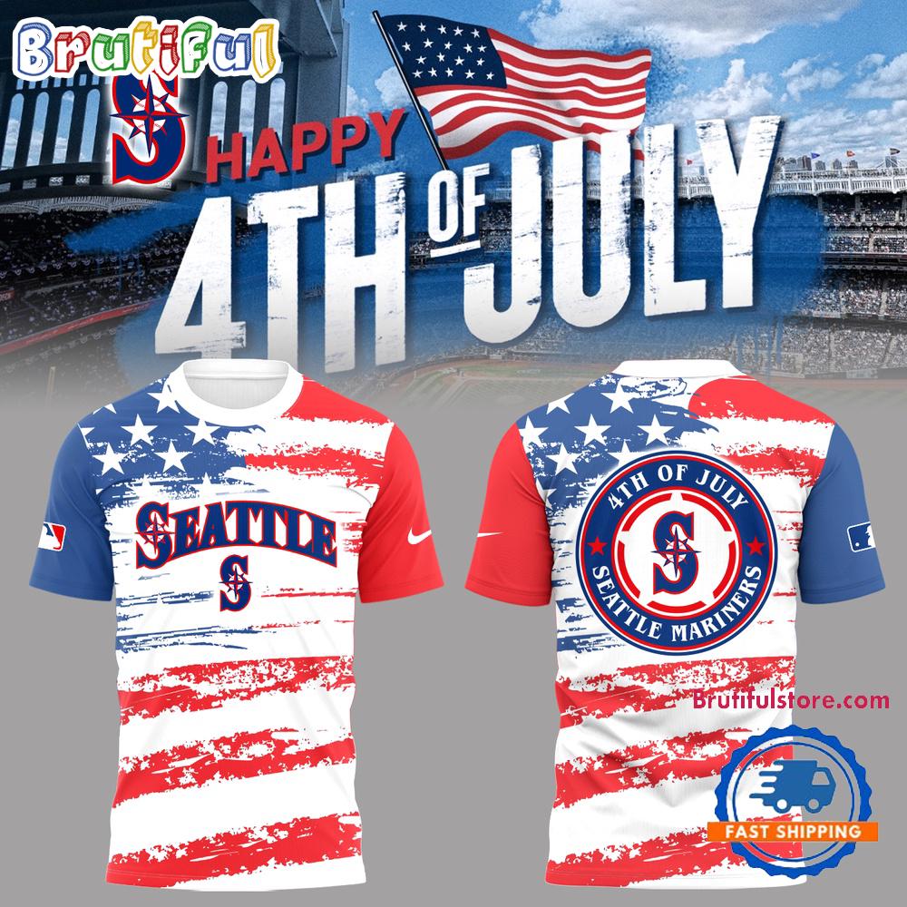 Seattle Mariners Happy 4th of July 2025 Hoodie T-Shirt