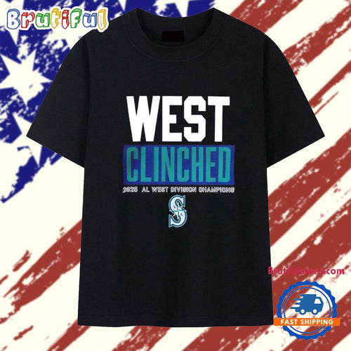 Seattle Mariners Playoffs Clinched AL West Division Champions 2025 T Shirt