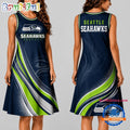 Seattle Seahawk NFL Team Pride Women’s Sleeveless Dress