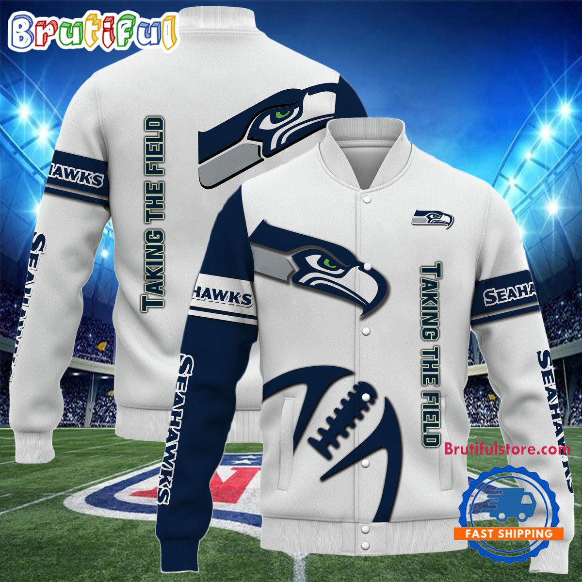 Seattle Seahawks 2024 NFL Team Limited Edition New Design Baseball Jacket