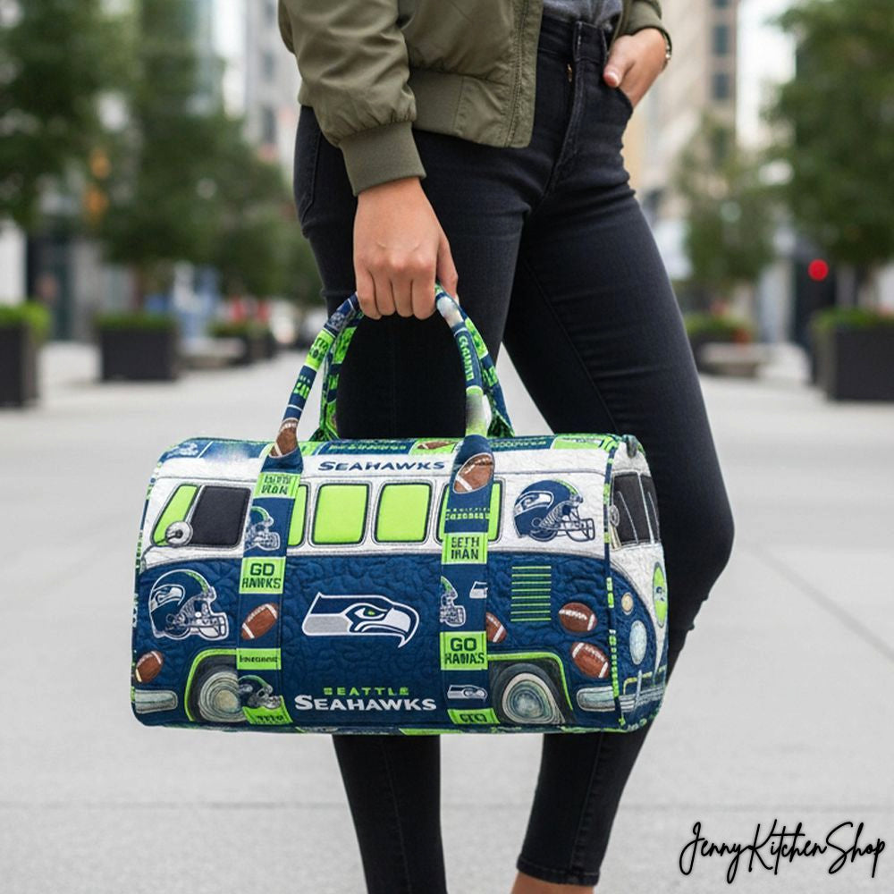 Seattle Seahawks Limted Edition Quilted Duffle Bag