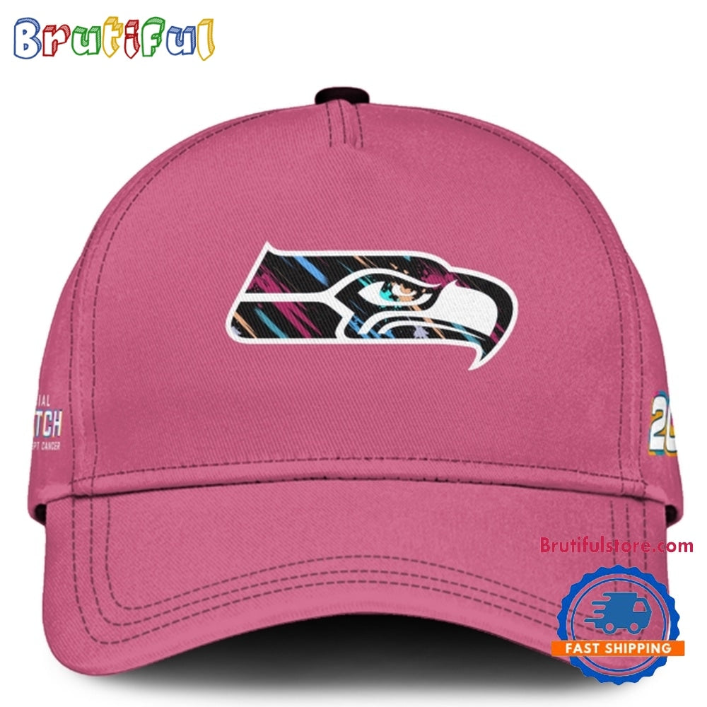 Seattle Seahawks NFL 2026 Crucial Catch Limited Edition Pink Classic Cap