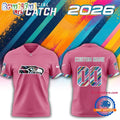 Seattle Seahawks NFL 2026 Crucial Catch Limited Edition Pink Football Jersey