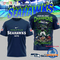 Seattle Seahawks NFL AFC South Champions Super Bowl Special New 3D Shirt