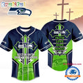 Seattle Seahawks NFL Blessed Beyond The Score Baseball Jersey