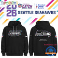 Seattle Seahawks NFL Crucial Catch 2026 Limited Edition Black Hoodie Shirt