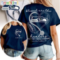 Seattle Seahawks NFL Heart of A Nurse Game Day Unisex 3D Shirt