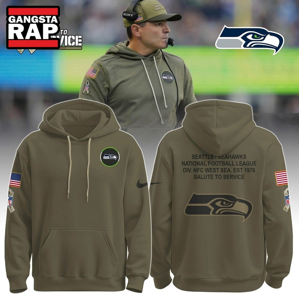 Seattle Seahawks NFL US Veterans Salute To Service 2026 Hoodie Shirt, Football New Design Shirt