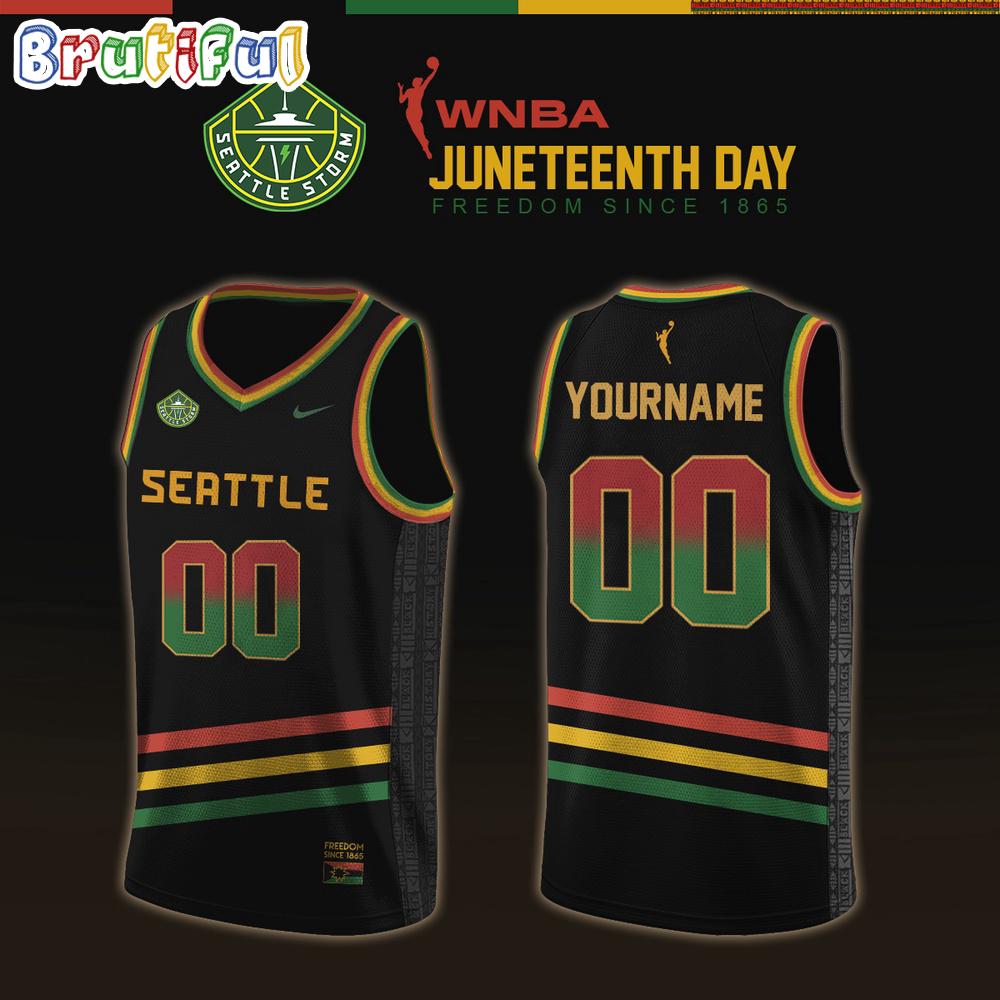 Seattle Storm 2026 WNBA x Juneteenth Day Limited Edition Basebketball Jersey