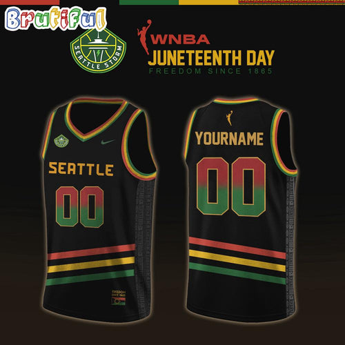 Seattle Storm 2026 WNBA x Juneteenth Day Limited Edition Basebketball Jersey