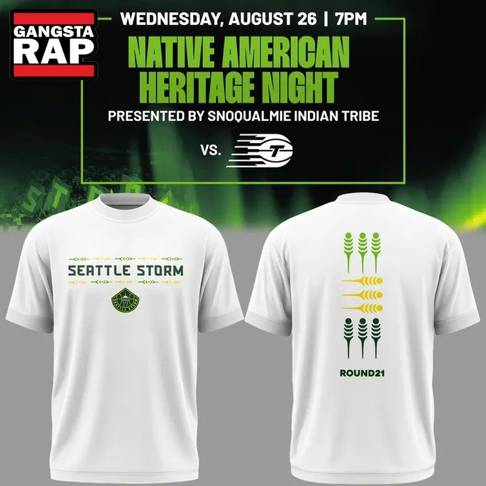 Seattle Storm Native American Heritage Night 2026 Hoodie T-Shirt