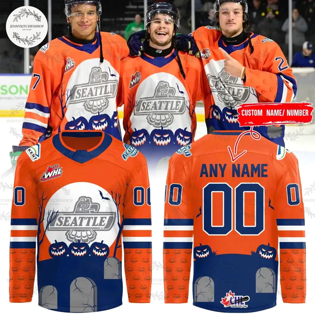 Seattle Thunderbirds Halloween Night Jerseys