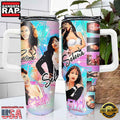 Selena Music Custom Stanley Quencher 40oz Stainless Steel Tumbler