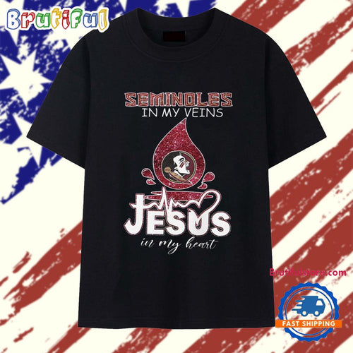 Seminoles In My Veins Jesus In My Heart 2025 T Shirt
