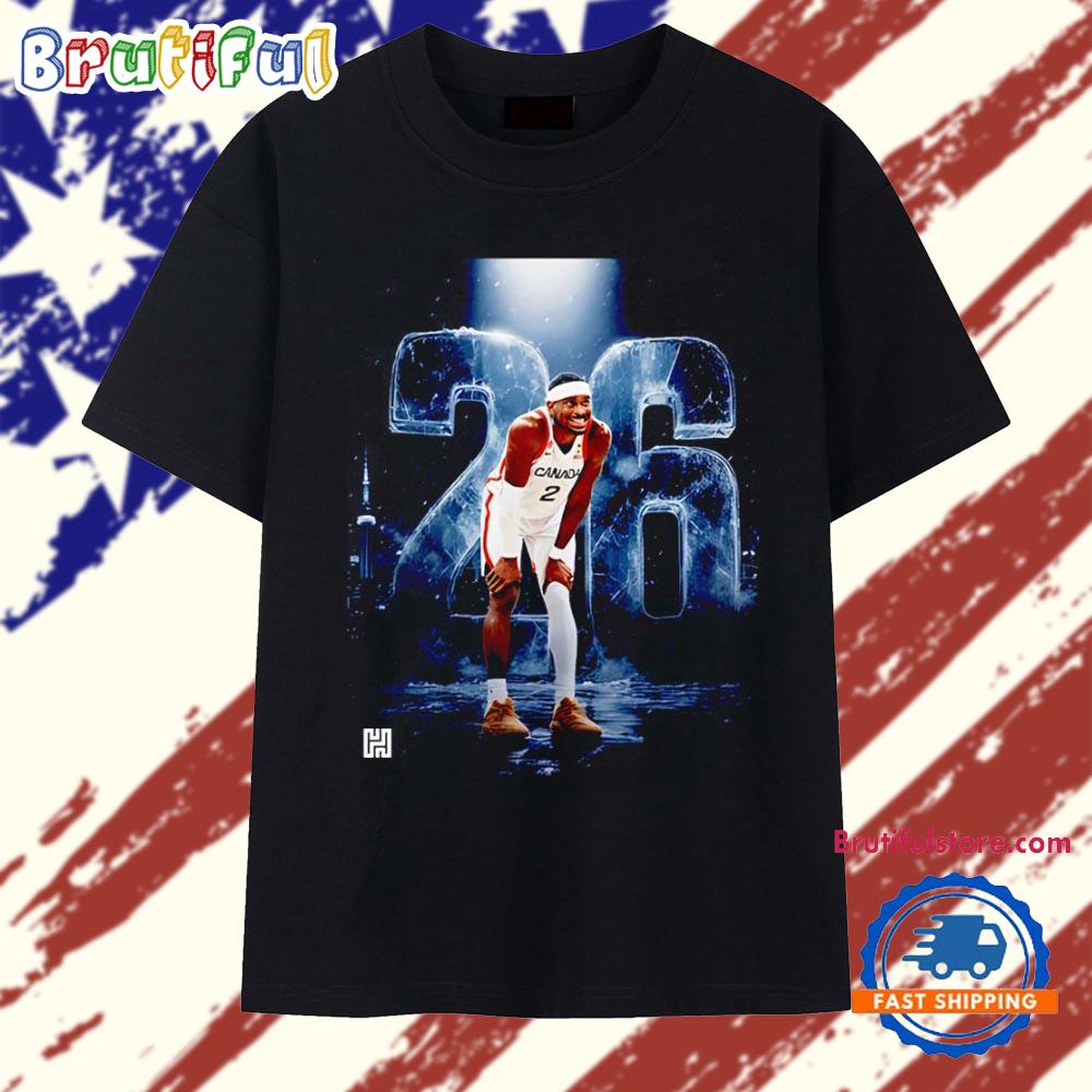 Shai Gilgeous-Alexander Canada Basketball 2026 Poster T Shirt