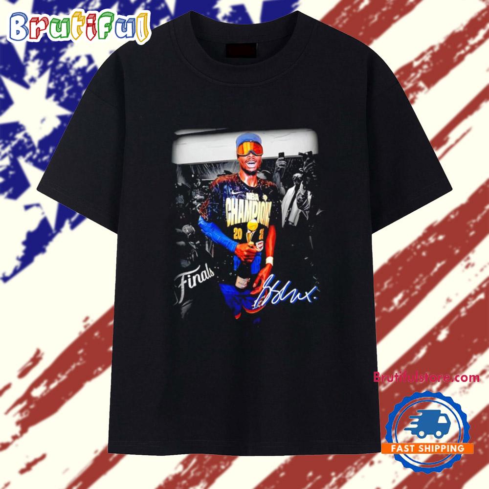 Shai Gilgeous-Alexander OKC Thunder 2025 NBA Finals Champions Signature T Shirt