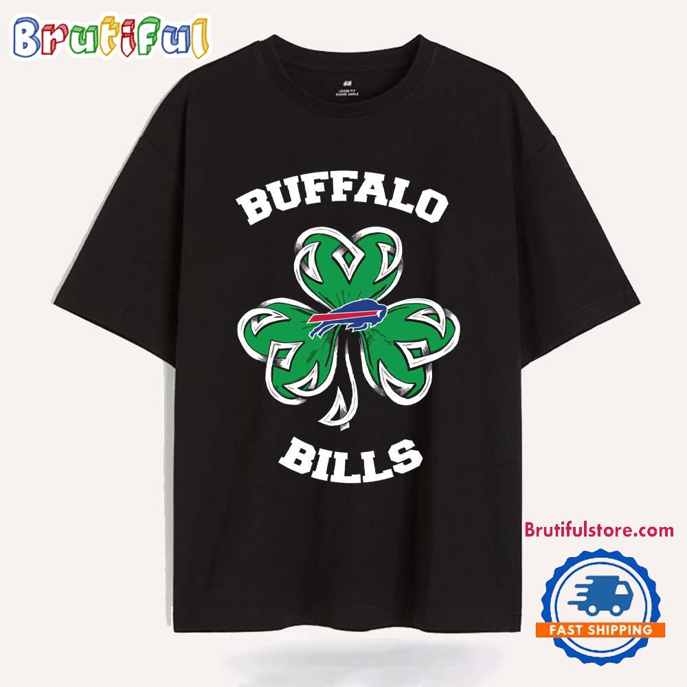 Shamrock Football St Patricks Day Buffalo Bills NFL 2025 T Shirt