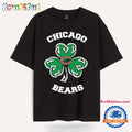 Shamrock Football St Patricks Day Chicago Bears NFL 2025 T Shirt