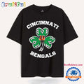 Shamrock Football St Patricks Day Cincinnati Bengals NFL 2025 T Shirt