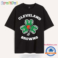 Shamrock Football St Patricks Day Cleveland Browns NFL 2025 T Shirt