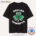 Shamrock Football St Patricks Day Dallas Cowboys NFL 2025 T Shirt