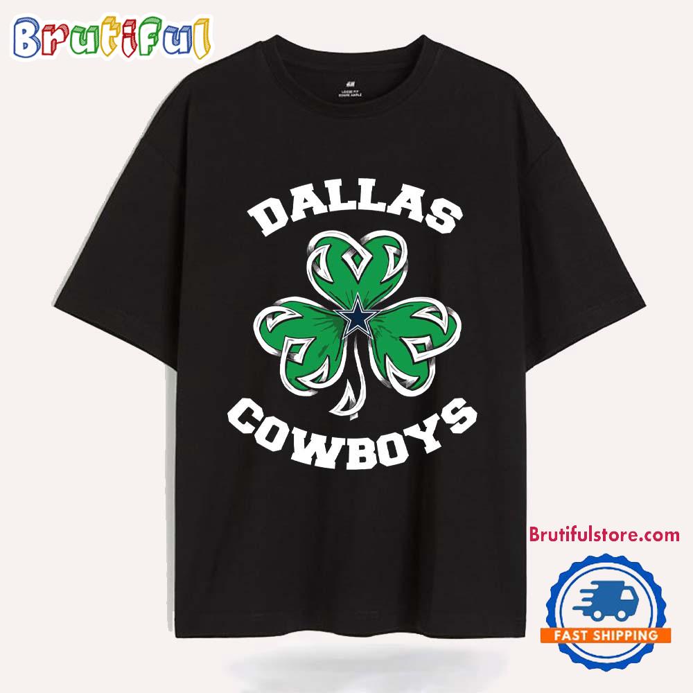 Shamrock Football St Patricks Day Dallas Cowboys NFL 2025 T Shirt