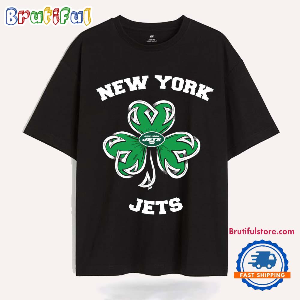 Shamrock Football St Patricks Day New York Jets NFL 2025 T Shirt