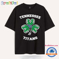 Shamrock Football St Patricks Day Tennessee Titans NFL 2025 T Shirt