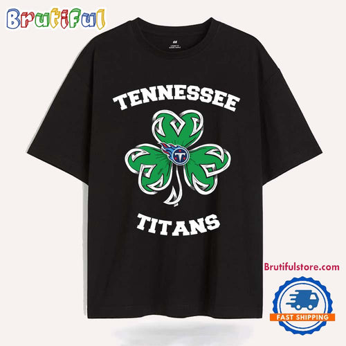 Shamrock Football St Patricks Day Tennessee Titans NFL 2025 T Shirt