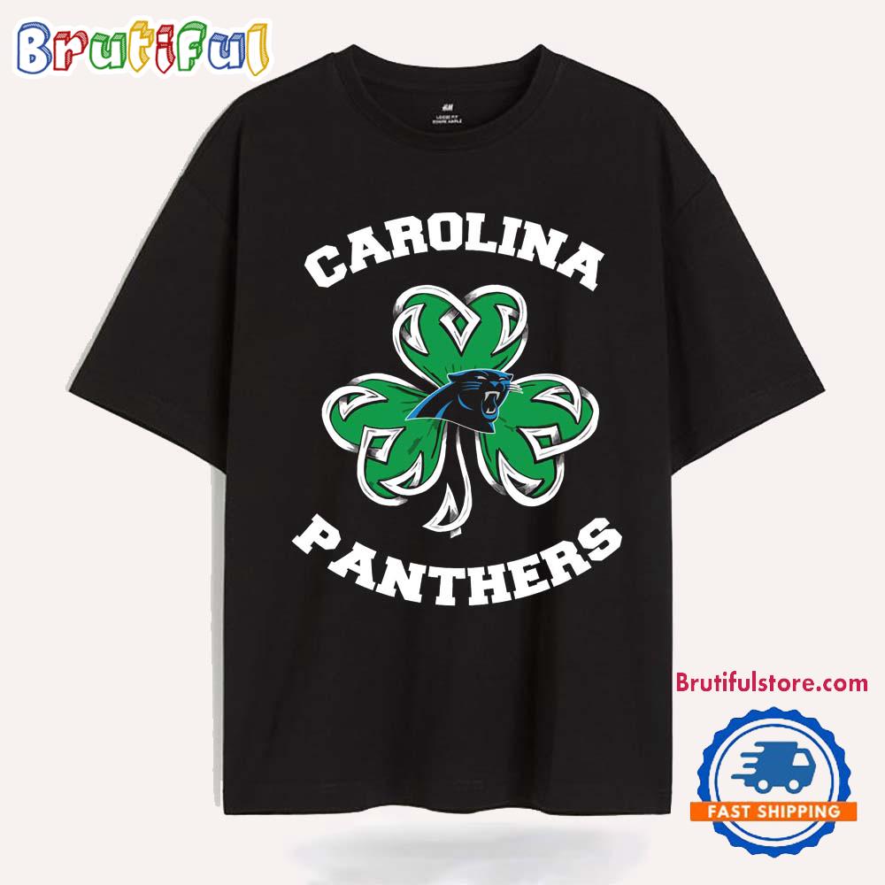Shamrock St Patricks Day Carolina Panthers NFL 2025 T Shirt