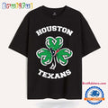 Shamrock St Patricks Day Houston Texans NFL 2025 T Shirt