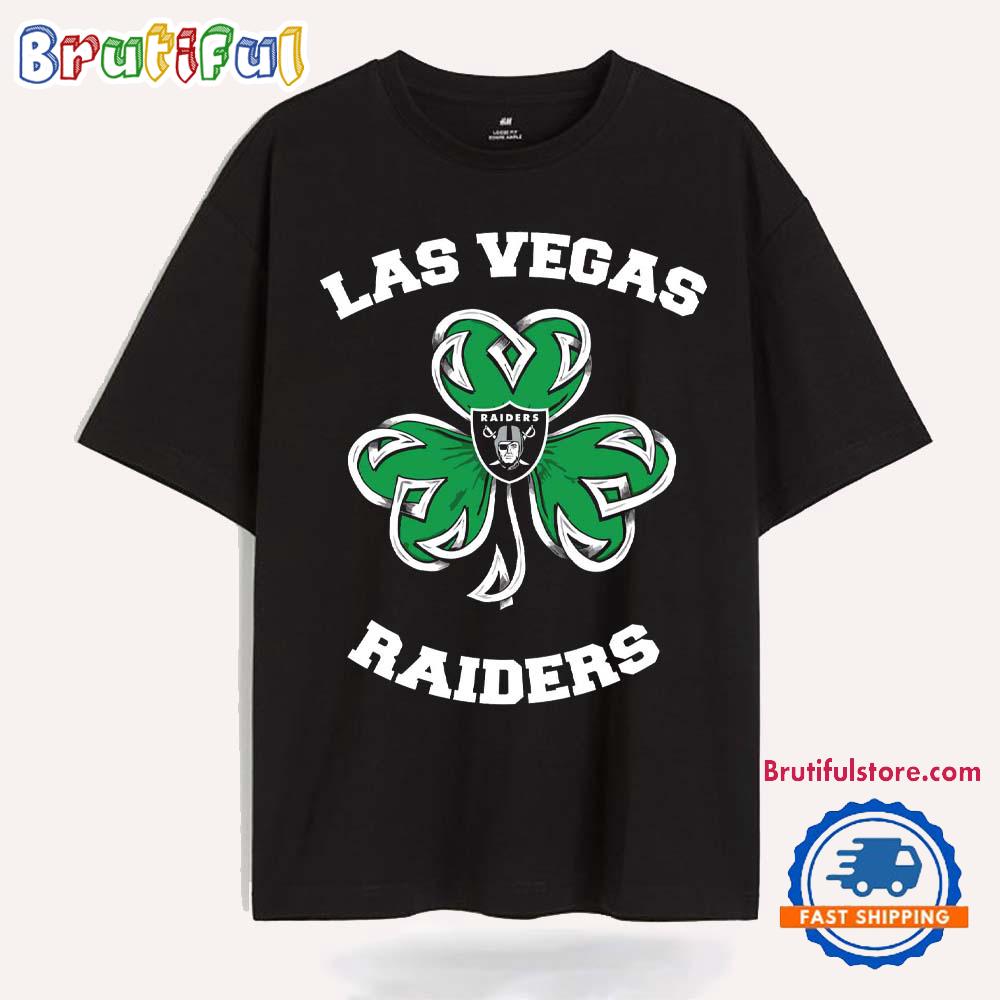 Shamrock St Patricks Day Las Vegas Raiders NFL 2025 T Shirt