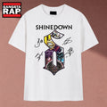 Shinedown Band Logo Collage Vintage Graphic T Shirt, Music 2D Shirt