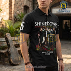 Shinedown Dance Kid Dance 2026 Tour Polo Shirt